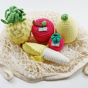 Knitted Fruits Set (5 pcs) - Ollie and Mia